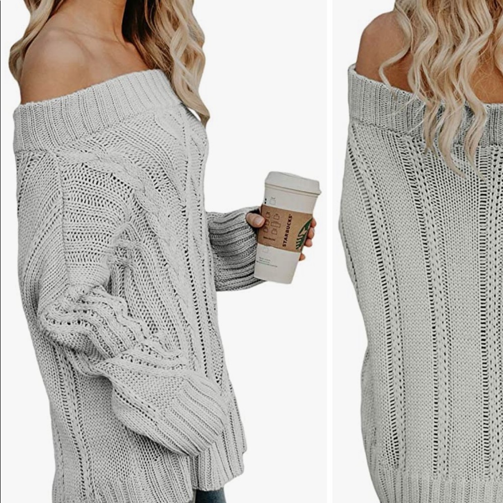 Off-the-Shoulder Sweater - Picture 4 of 6